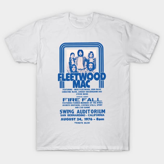 fleetwood with firefall T-Shirt by doggo babushka